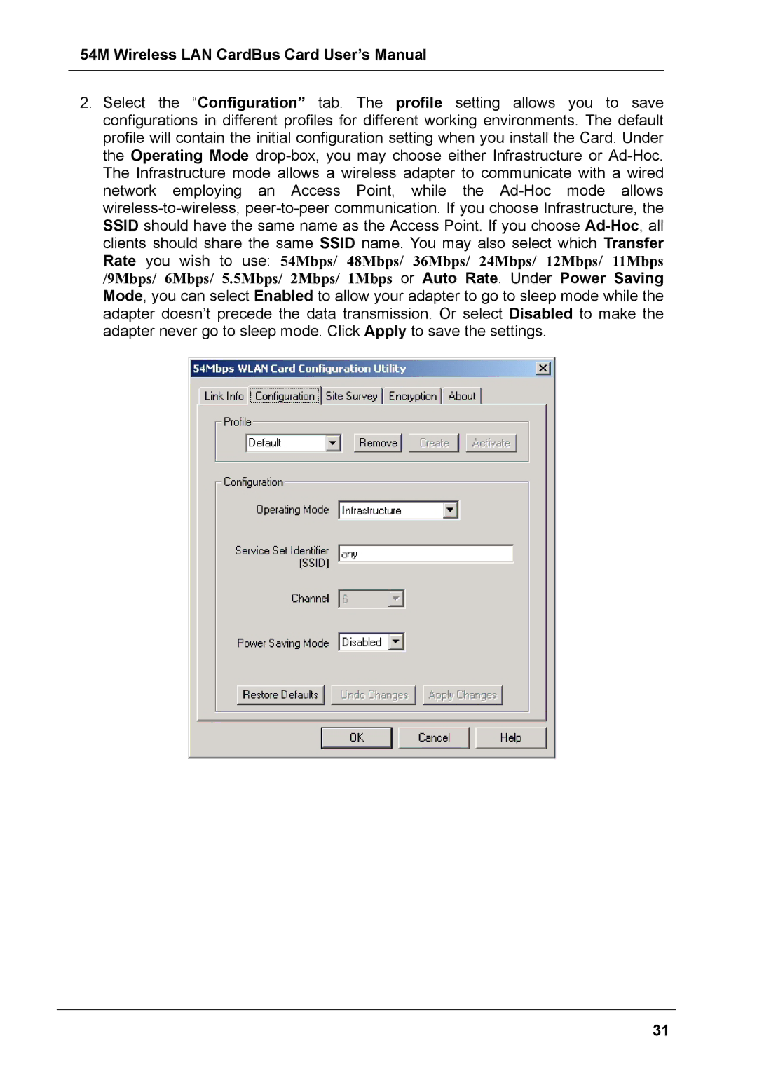 Boca Research user manual 54M Wireless LAN CardBus Card User’s Manual 