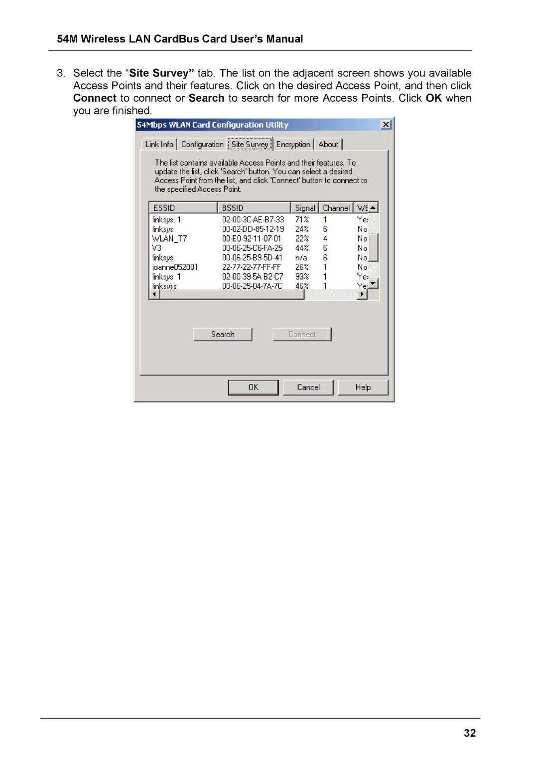 Boca Research user manual 54M Wireless LAN CardBus Card User’s Manual 