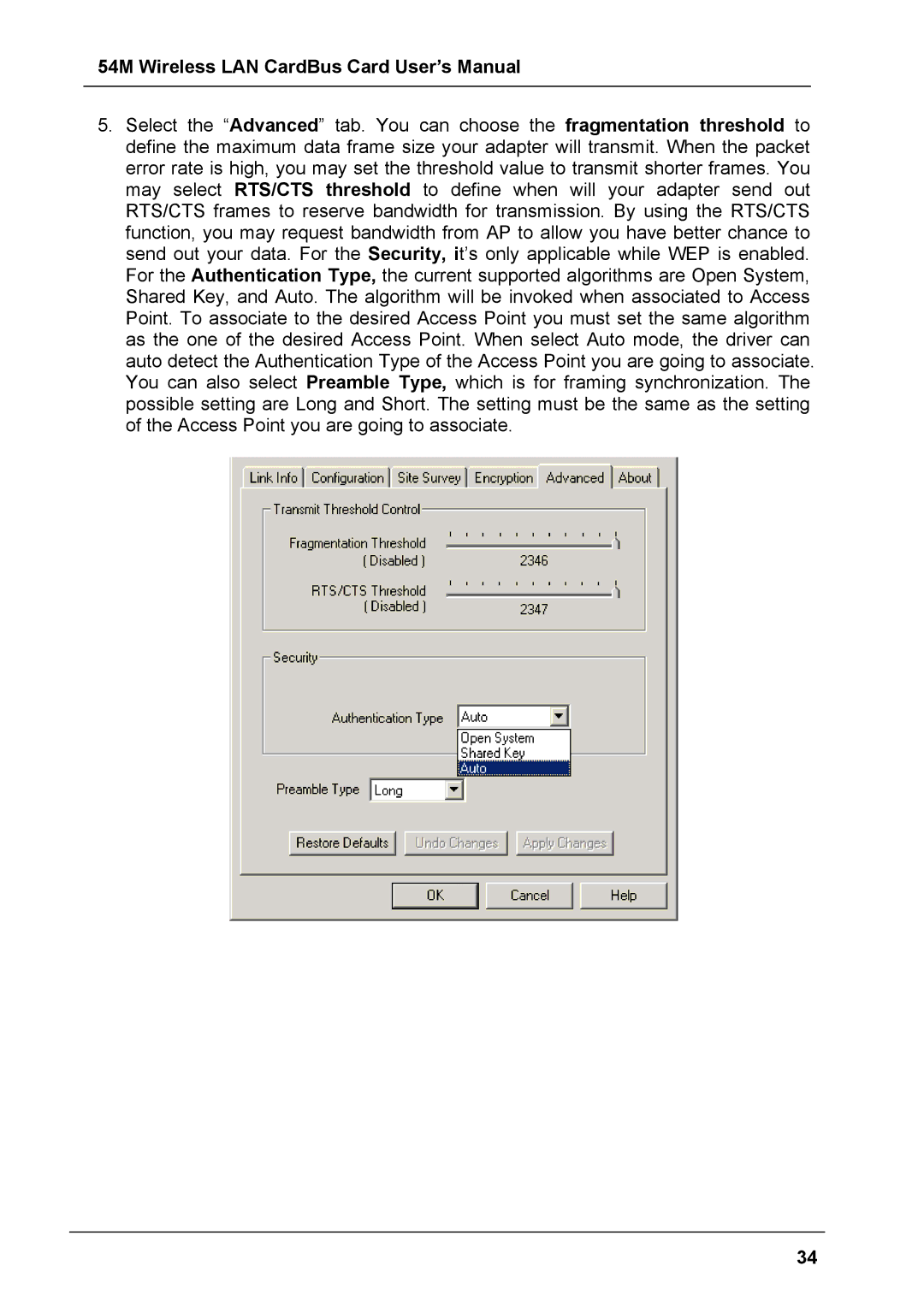 Boca Research user manual 54M Wireless LAN CardBus Card User’s Manual 