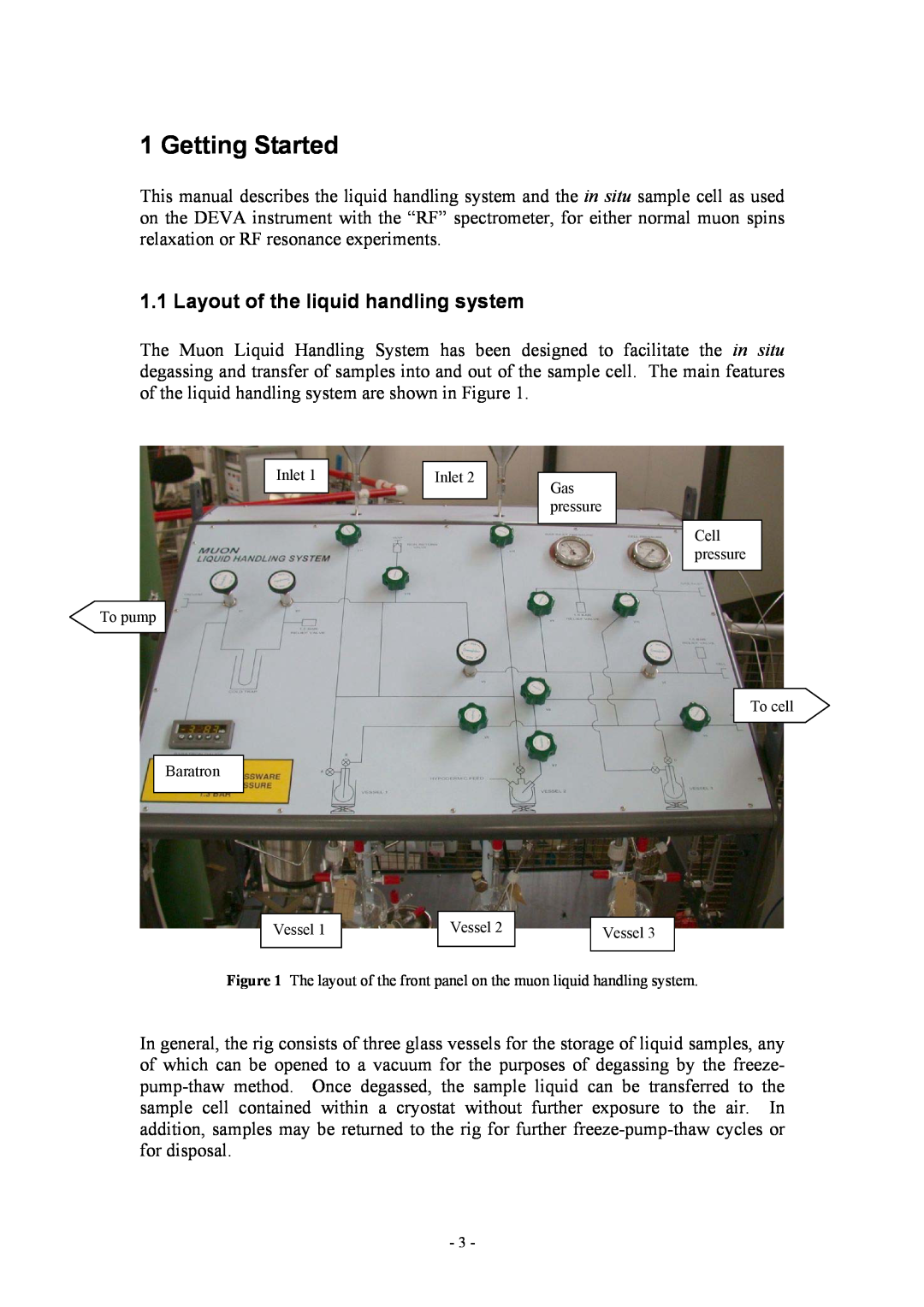 Boca Research None manual Getting Started, Layout of the liquid handling system 