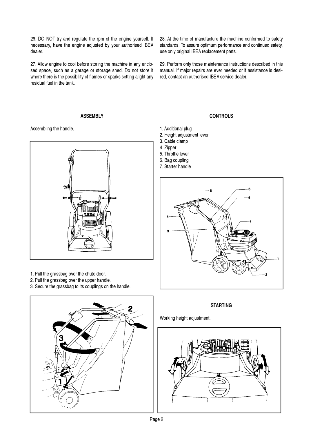 Boca Research Turbo 50 manual Assembly, Controls, Starting 