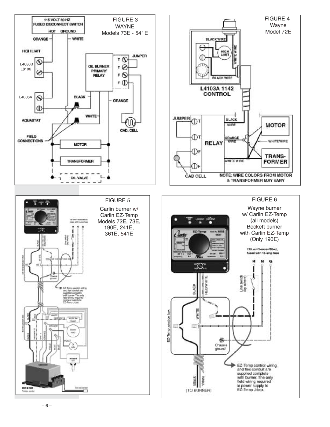 Bock Water heaters 72E, 541E, 73E, 361E, 241E instruction manual Wayne 