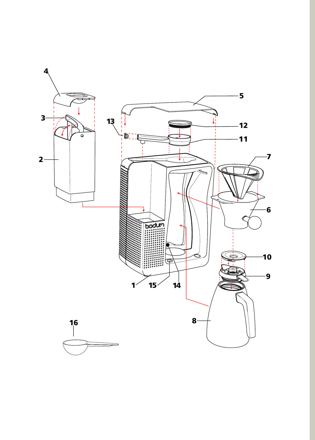 Bodum 11001 manual 