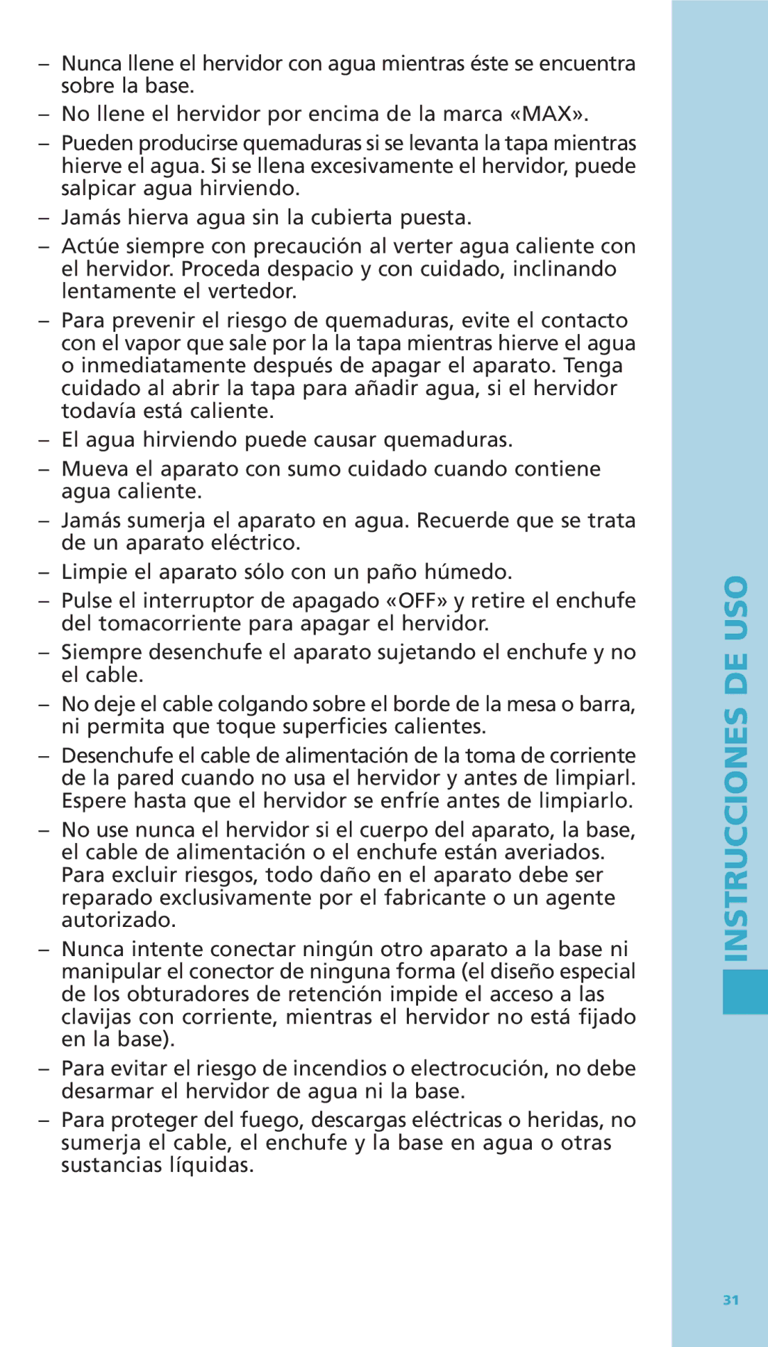 Bodum 11076-16 manual Instrucciones DE USO 