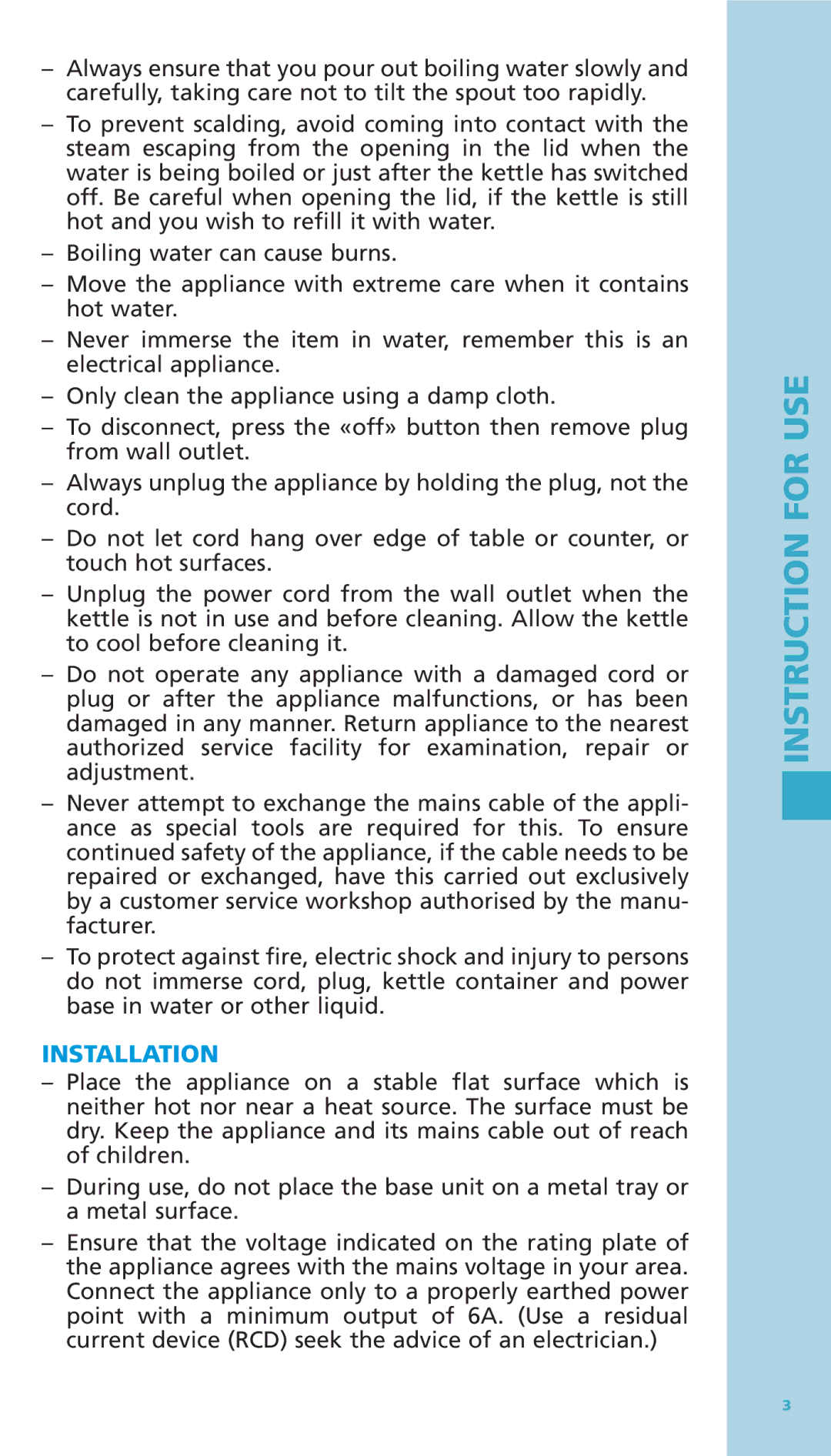 Bodum 11076-16 manual Instruction for USE 