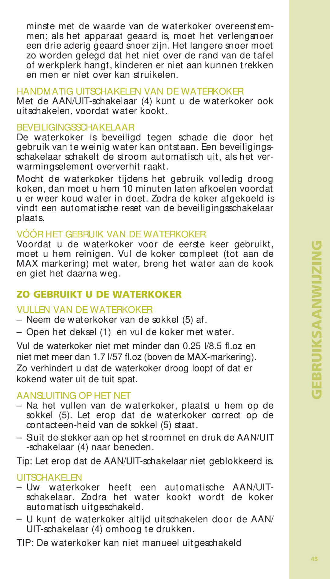 Bodum 11175 warranty ZO Gebruikt U DE Waterkoker 