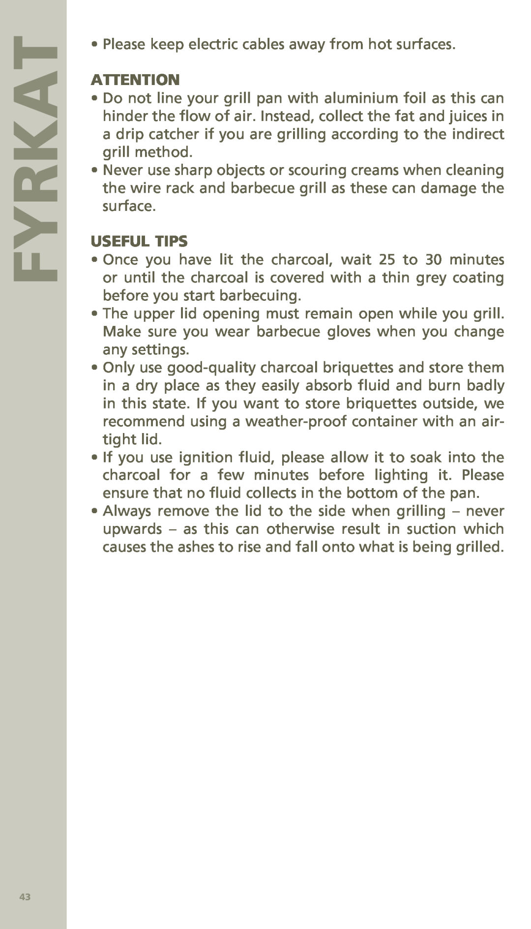 Bodum 11421 manual Useful tips, Fyrkat 