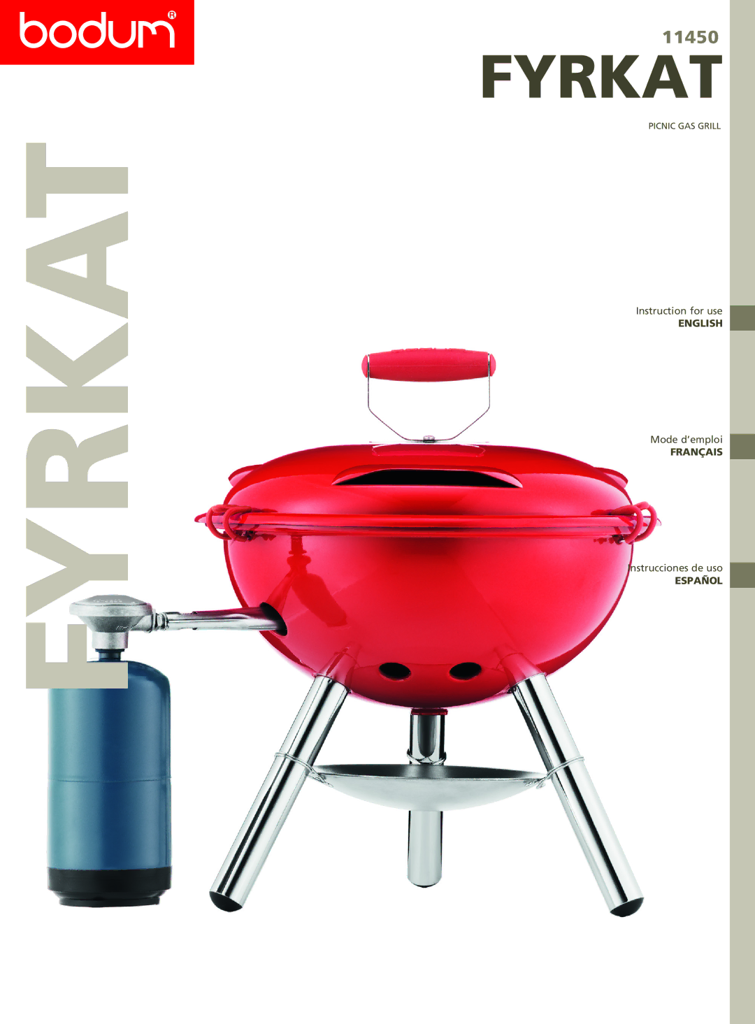 Bodum 11450 manual Fyrkat 