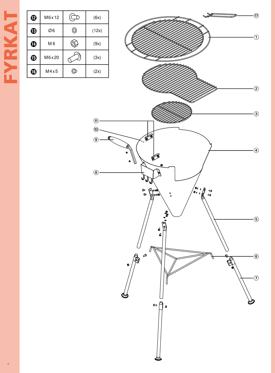 Bodum 11478 manual Fyrkat 