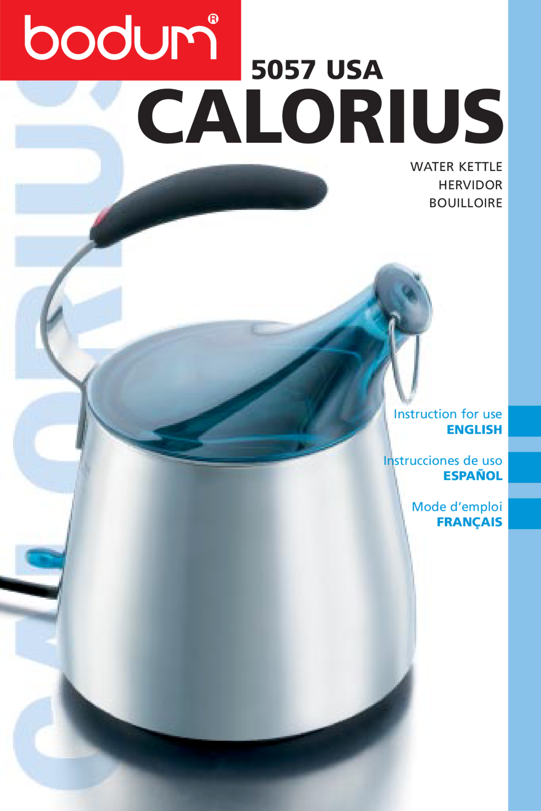 Bodum 5057 manual Calorius 