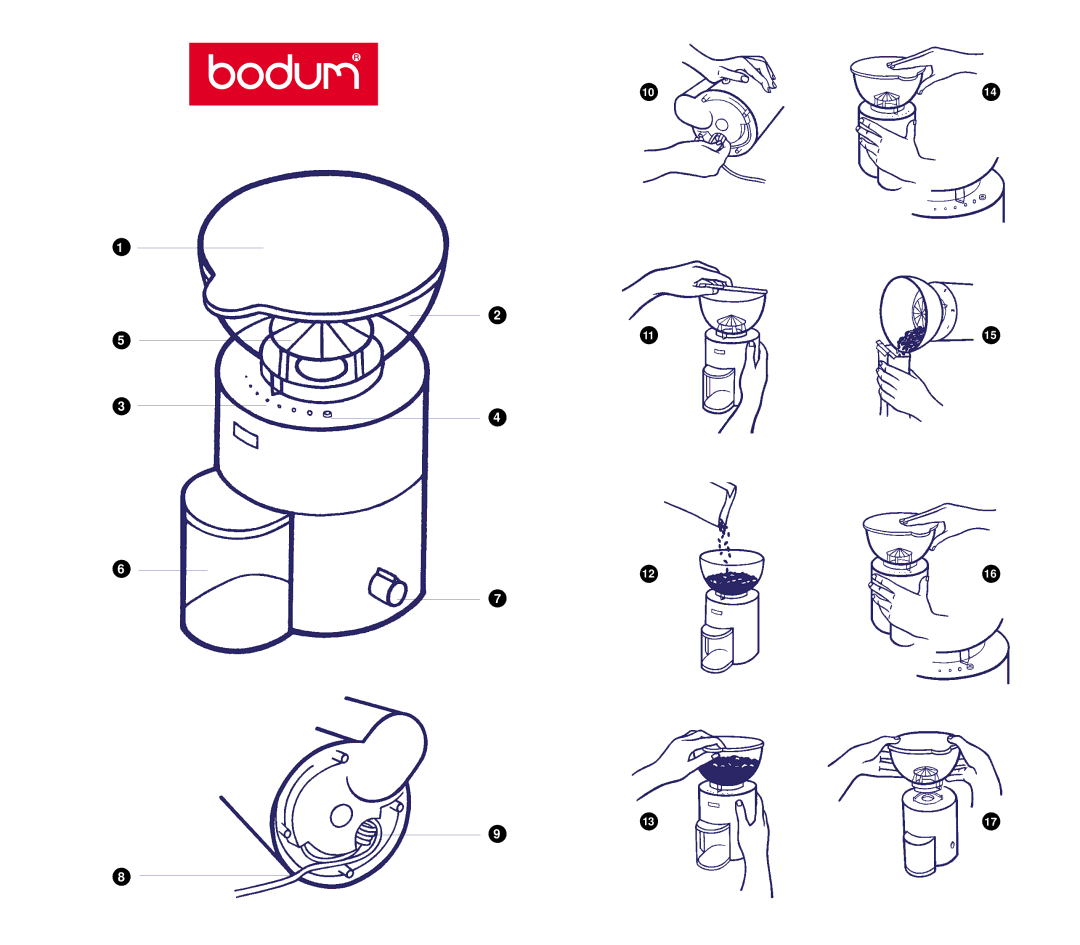 Bodum 5671, 5670 manual 