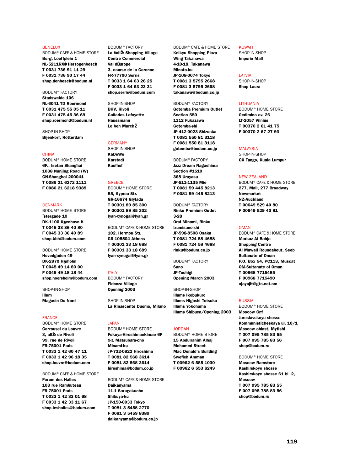 Bodum Electric Hot Pot manual 119 