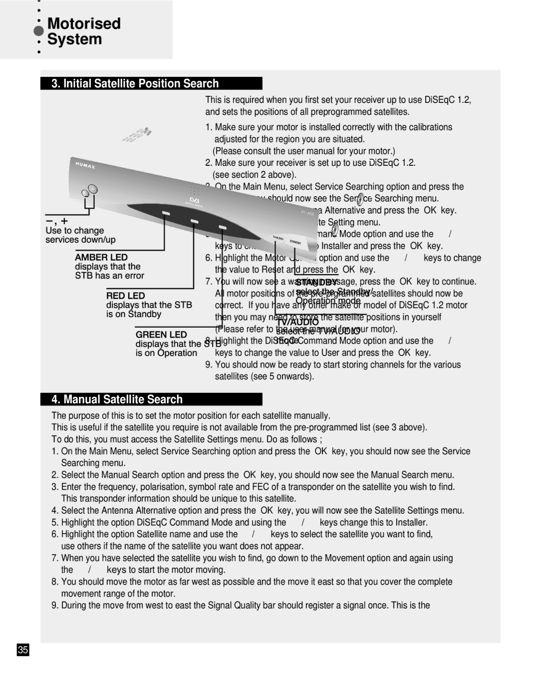 Bodum F1-ACE user manual Initial Satellite Position Search, Manual Satellite Search 