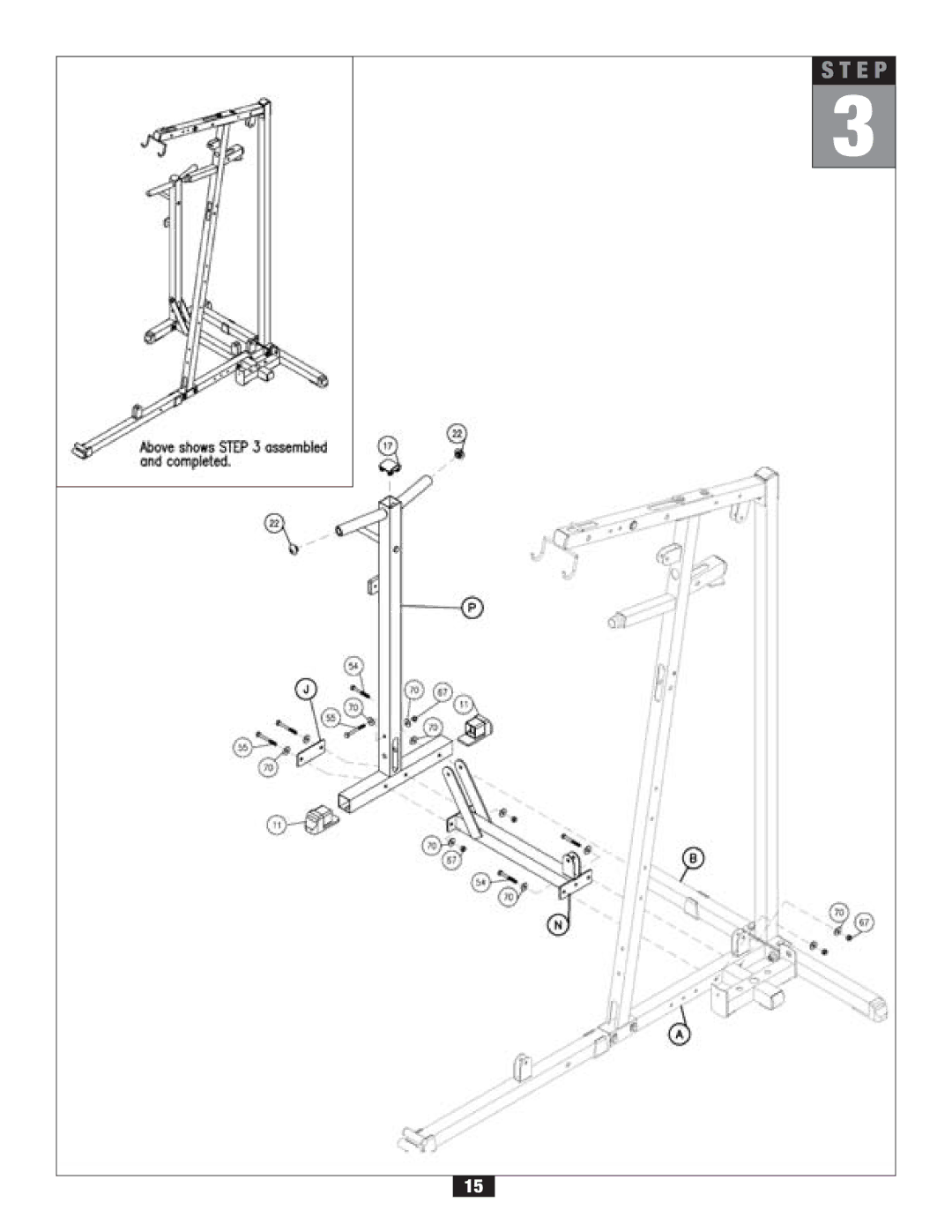 Body Solid G2B manual E P 