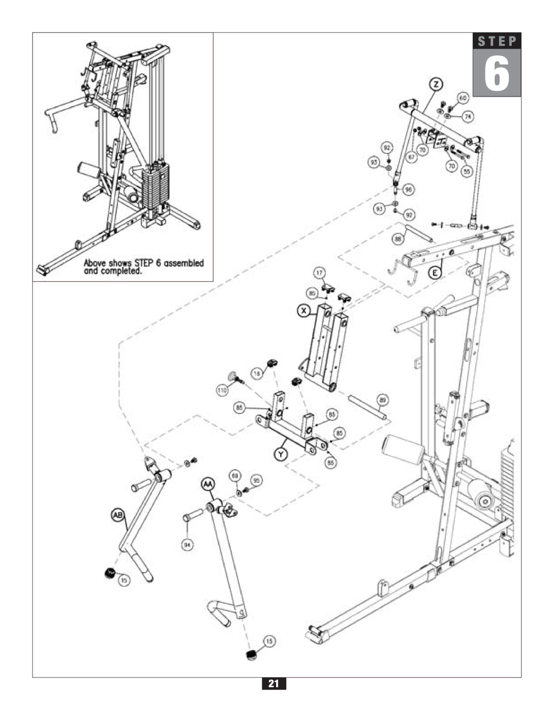 Body Solid G2B manual E P 