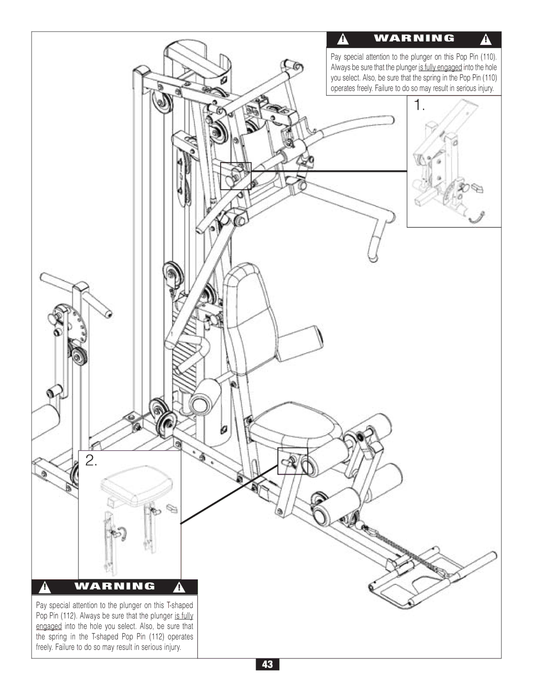 Body Solid G2B manual 