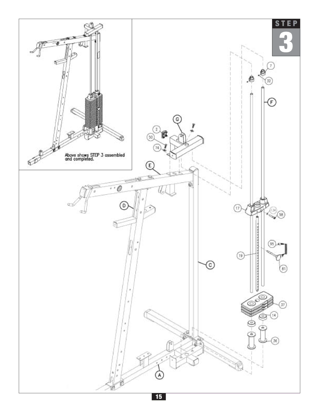 Body Solid G6B manual E P 