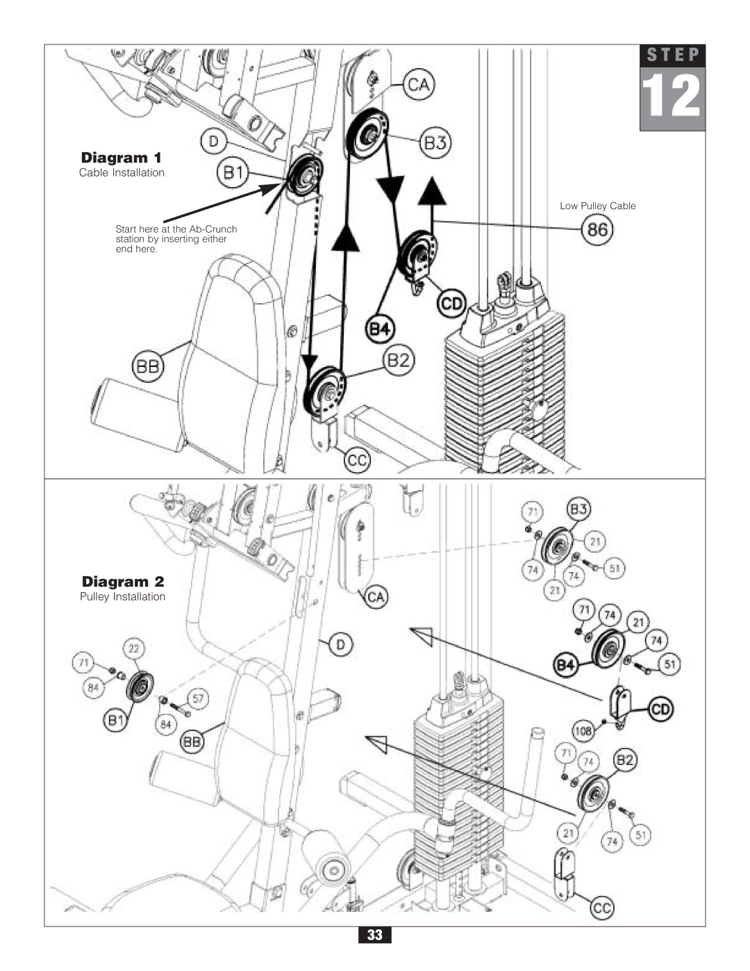 Body Solid G6B manual E P 