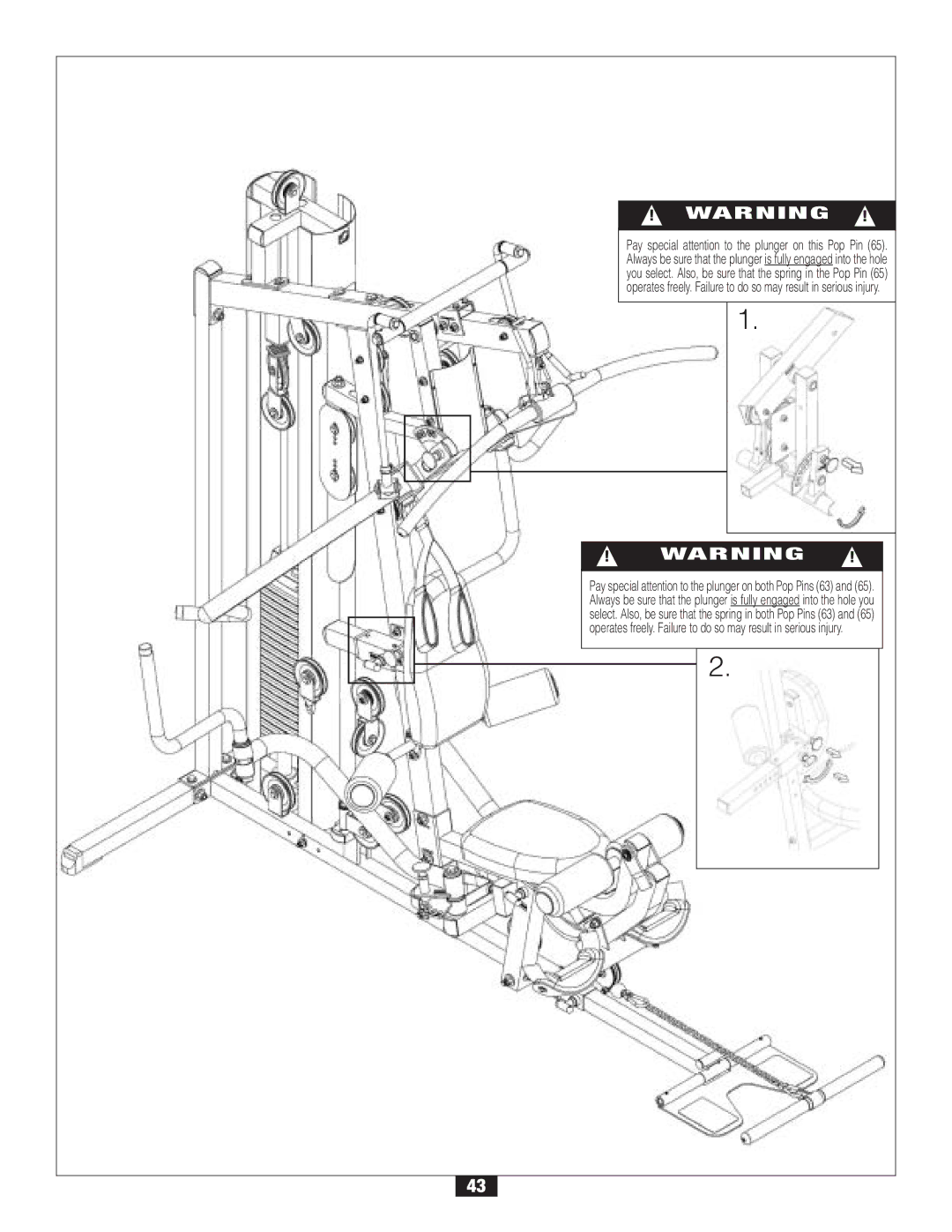 Body Solid G6B manual 