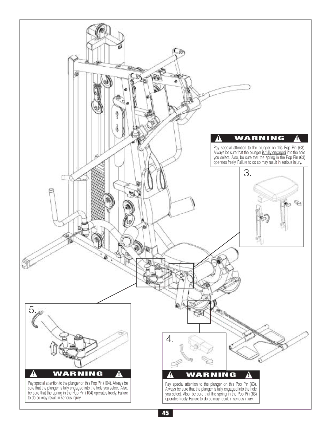 Body Solid G6B manual 