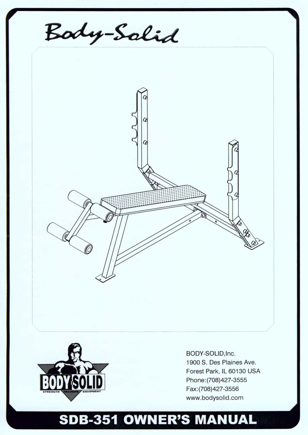 Body Solid SDB-351 manual 