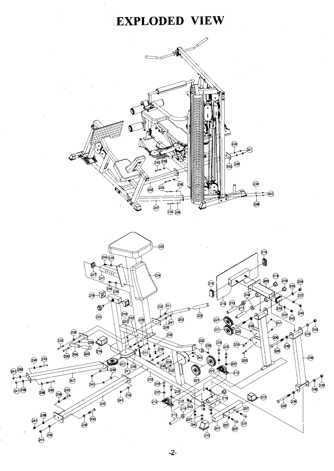 BodyCraft 410LP manual 