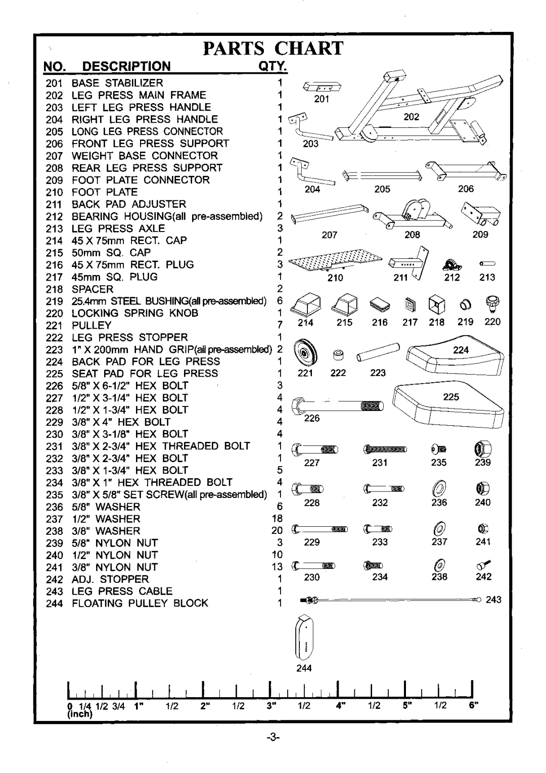 BodyCraft 410LP manual 