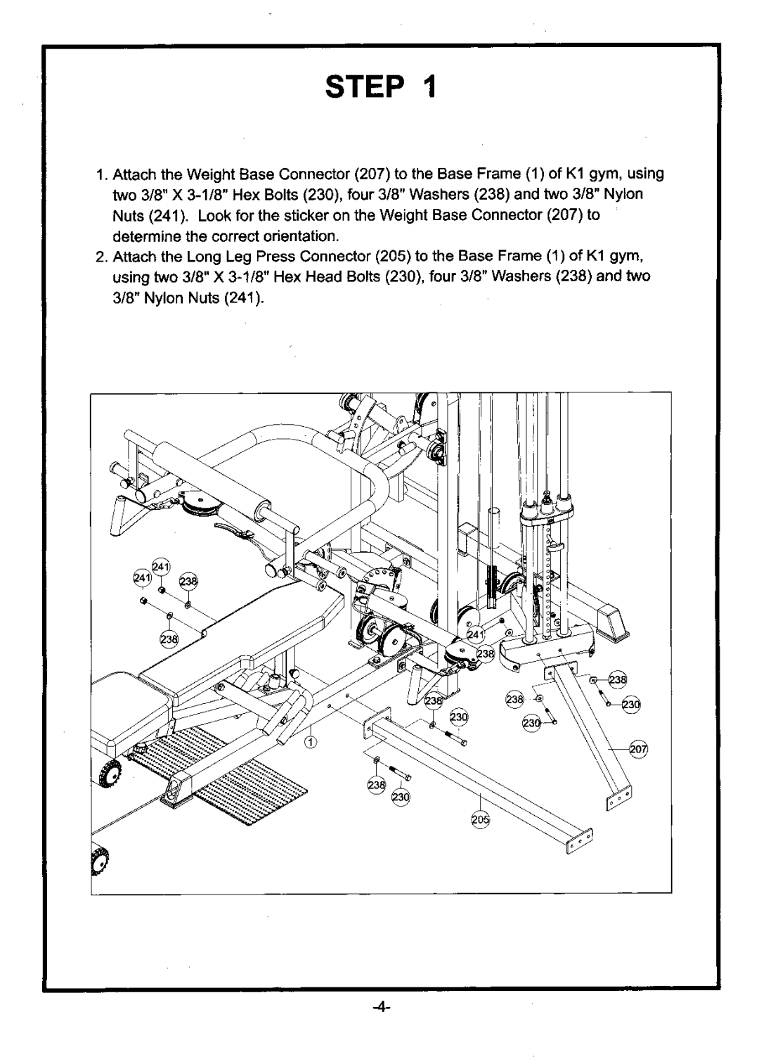 BodyCraft 410LP manual 