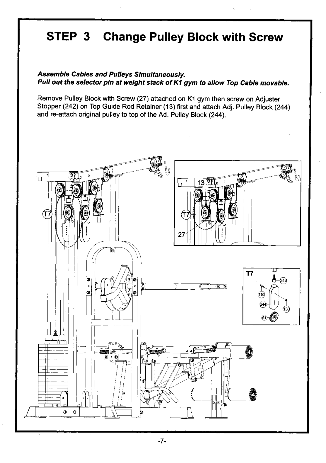 BodyCraft 410LP manual 