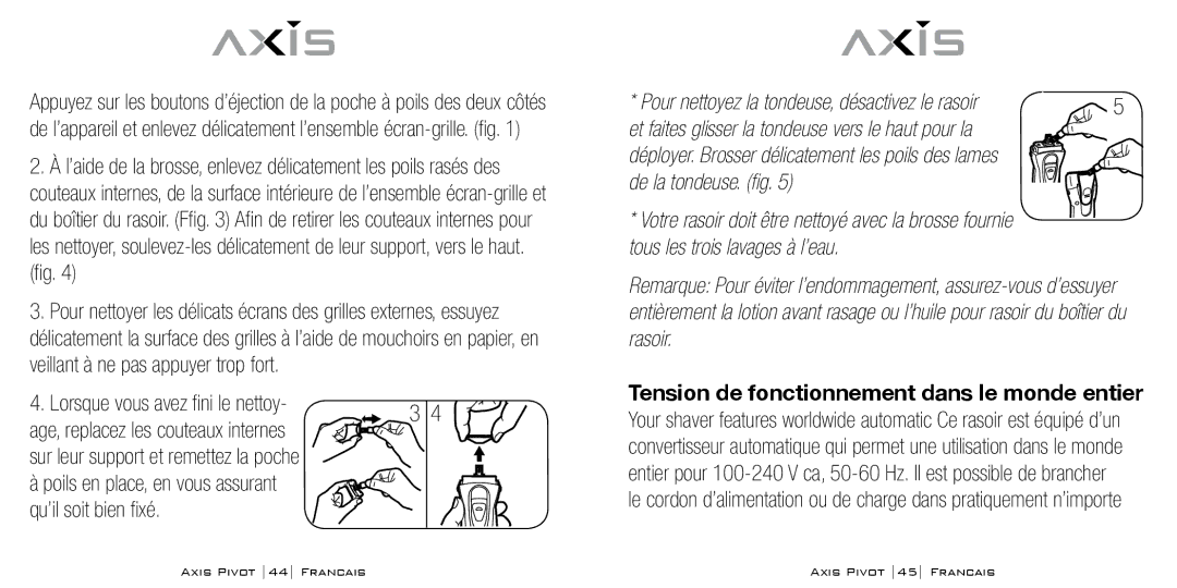 Bodyline Products International AX1330 instruction manual Qu’il soit bien fixé 