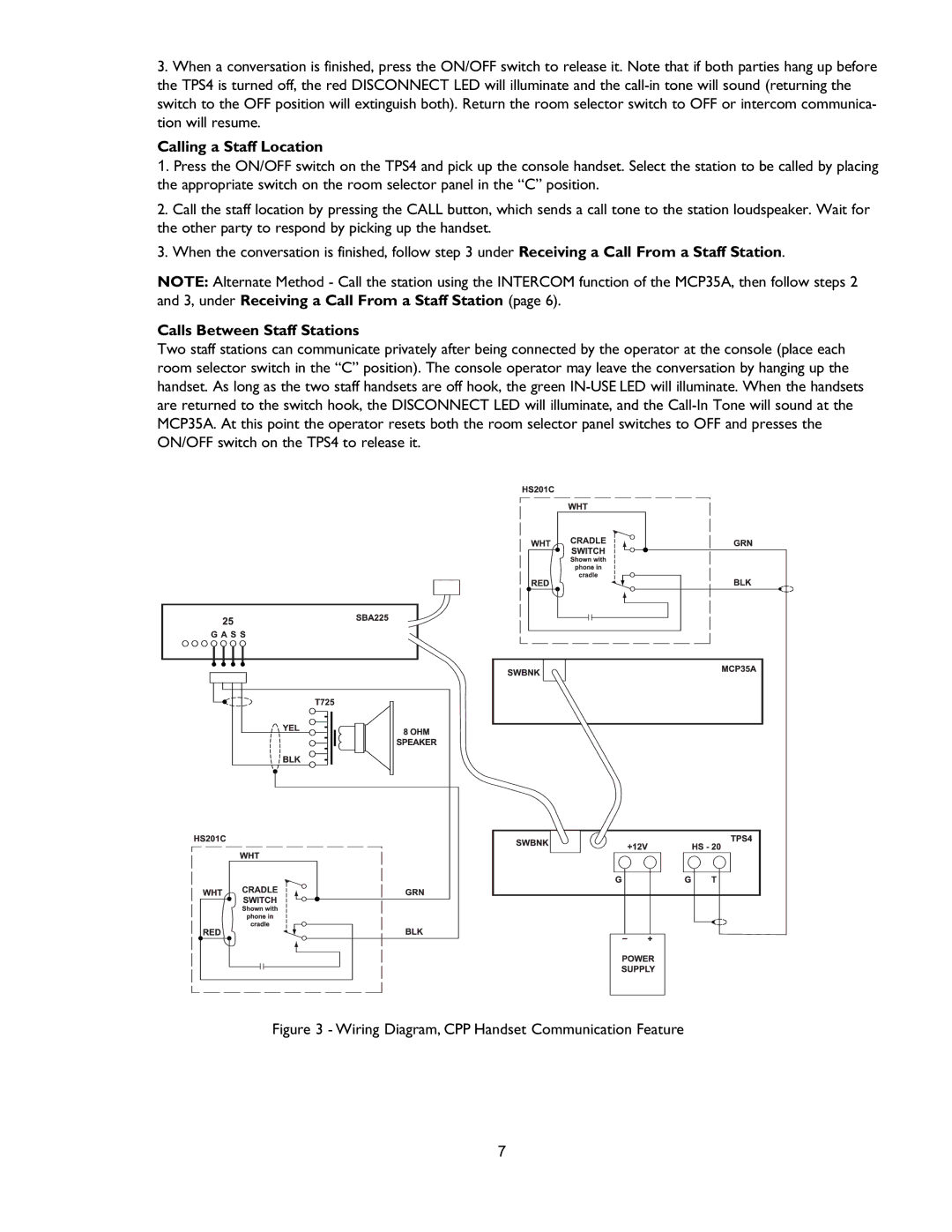 Bogen 115B, 2233R, 2223R, MCPB user manual Calling a Staff Location, Calls Between Staff Stations 