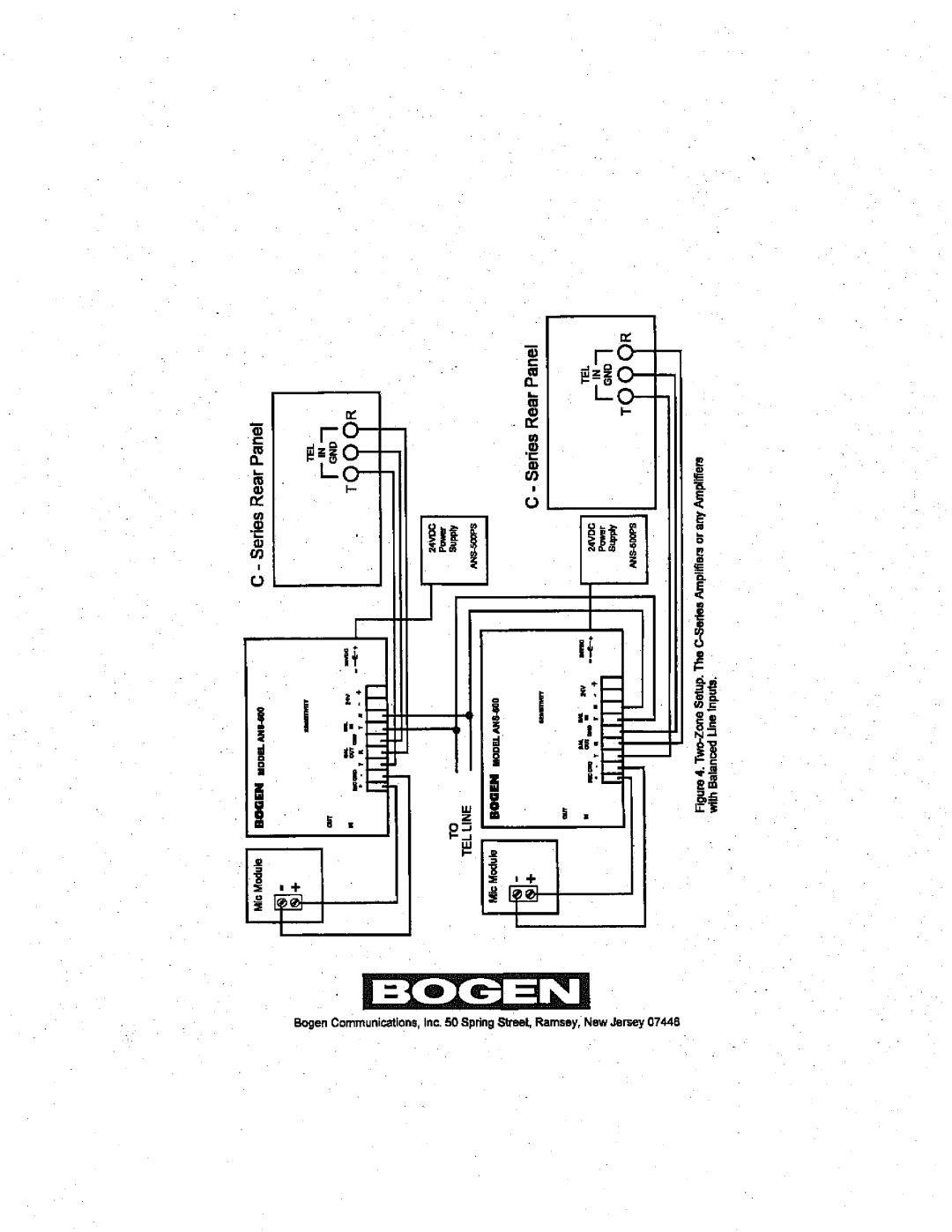 Bogen ANS-500 manual 