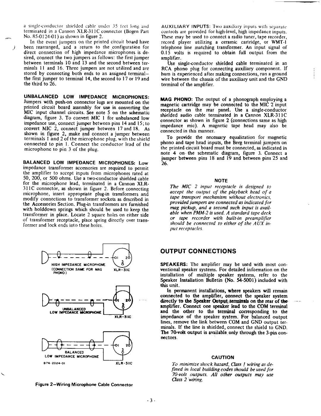 Bogen CHS-35A manual 