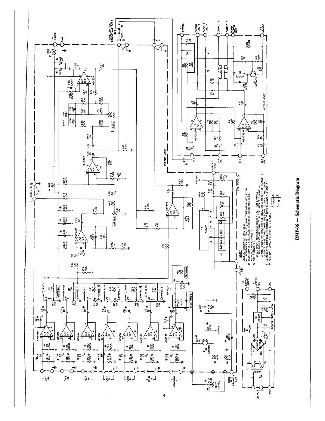 Bogen DMP-06 manual 