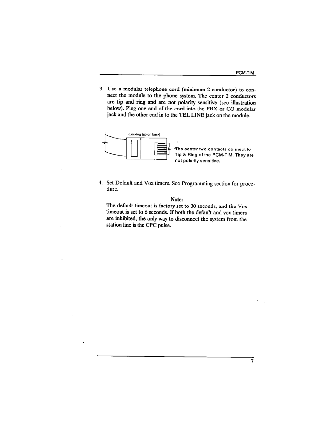 Bogen PCM-TIM manual 