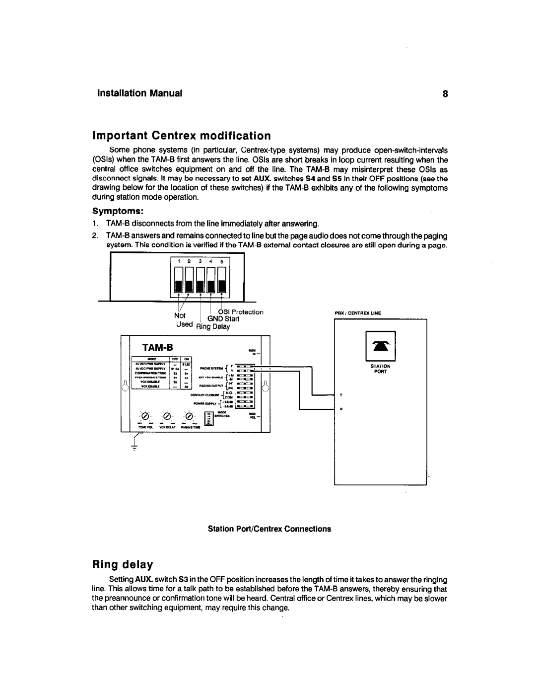 Bogen TAM-B manual 