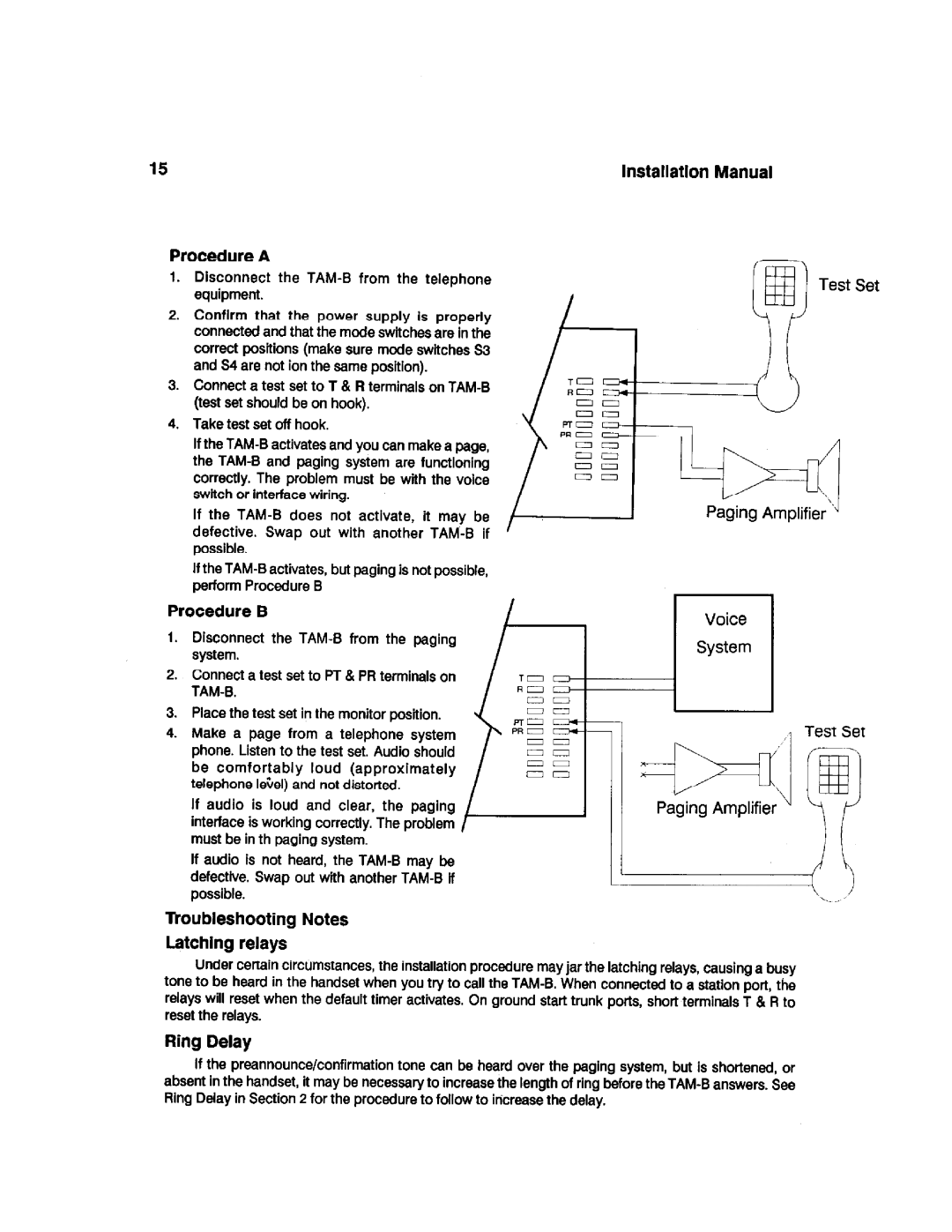 Bogen TAM-B manual 