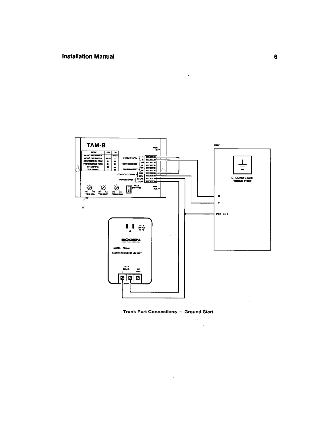 Bogen TAM-B manual 