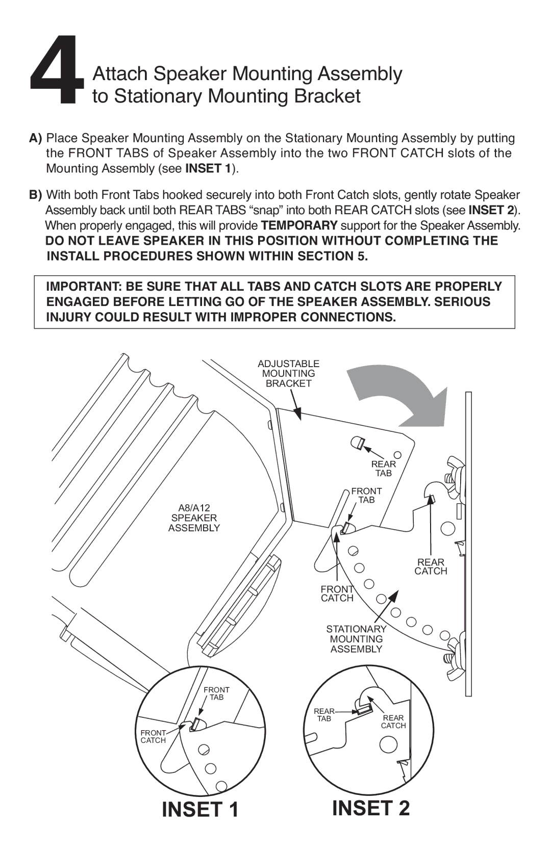 Bogen TMA812 specifications Inset 