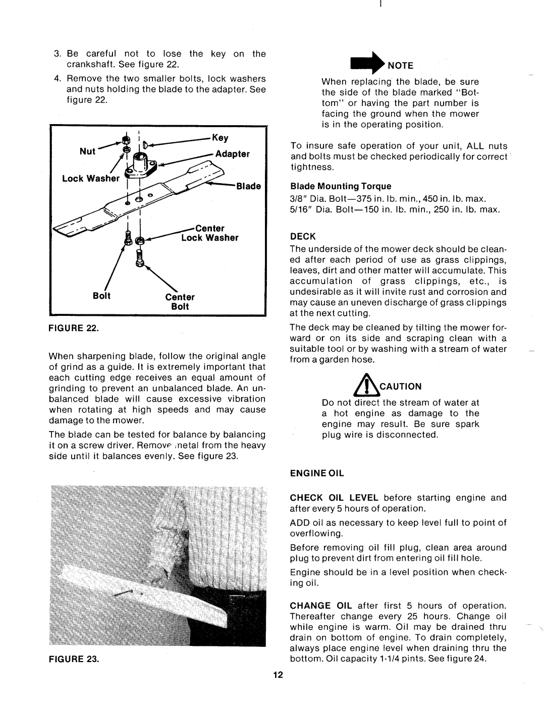 Bolens 101-340A manual 