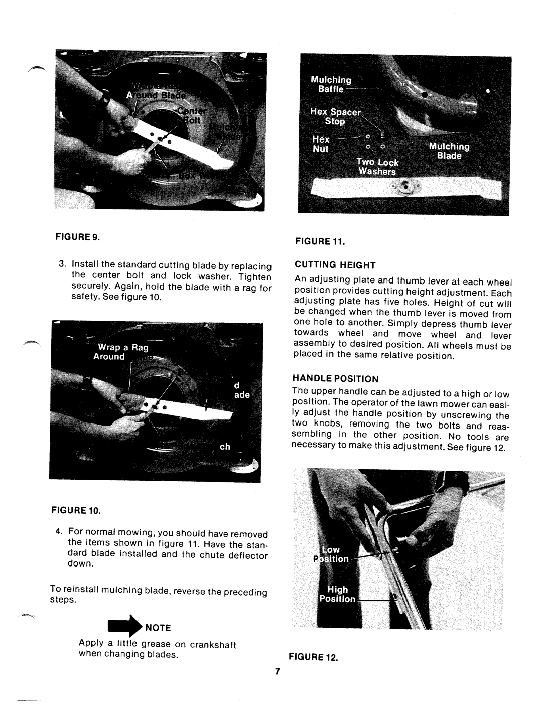 Bolens 112-170A manual 