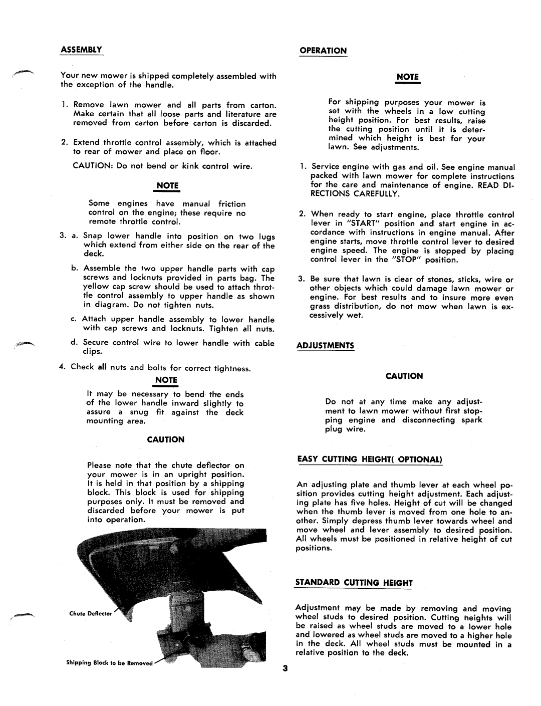 Bolens 114-030A, 114-090A manual 