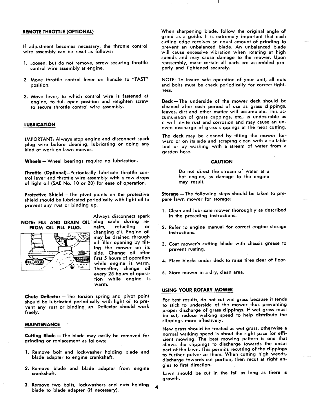 Bolens 114-090A, 114-030A manual 