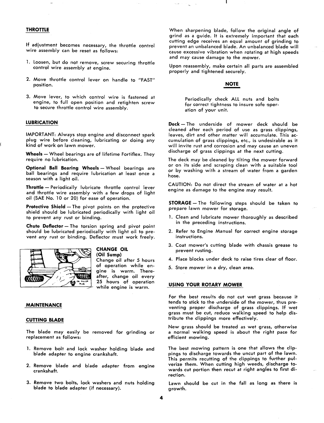 Bolens 115-050A, 115-040A manual 