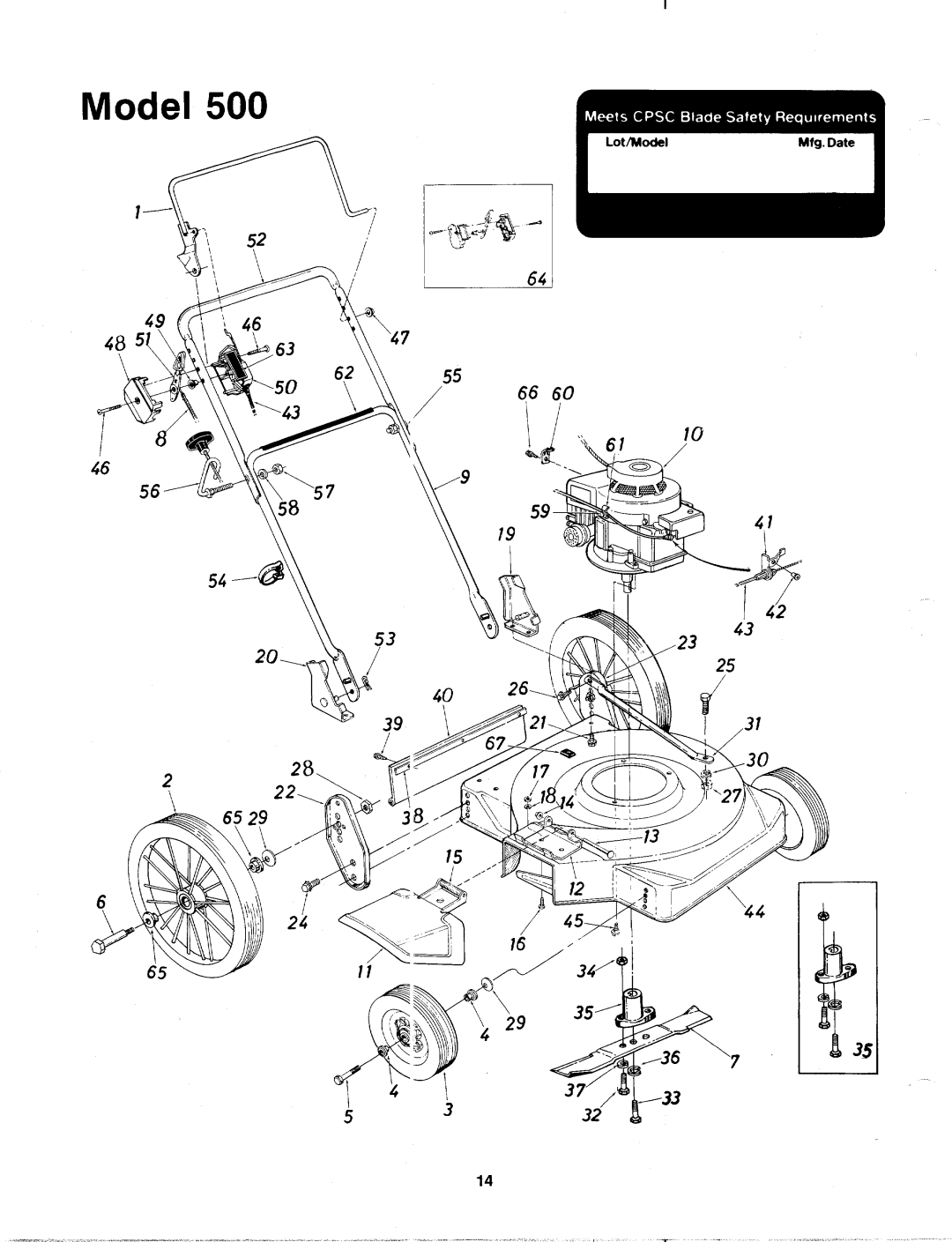 Bolens 115-500-000 manual 