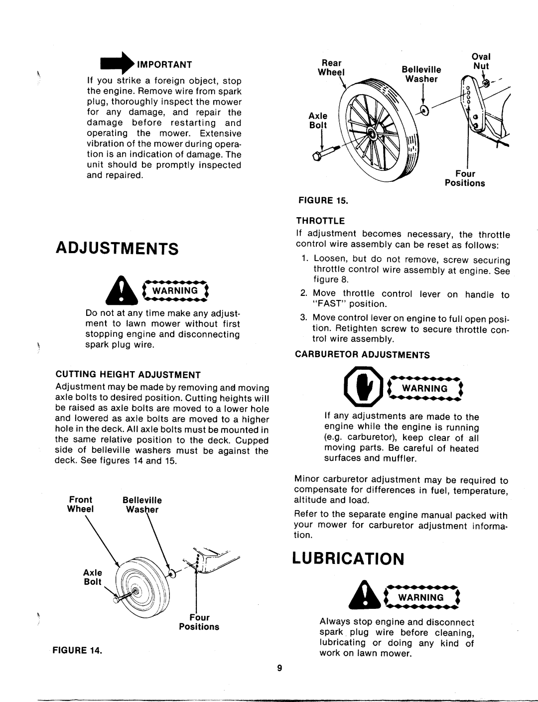 Bolens 115-500-000 manual 