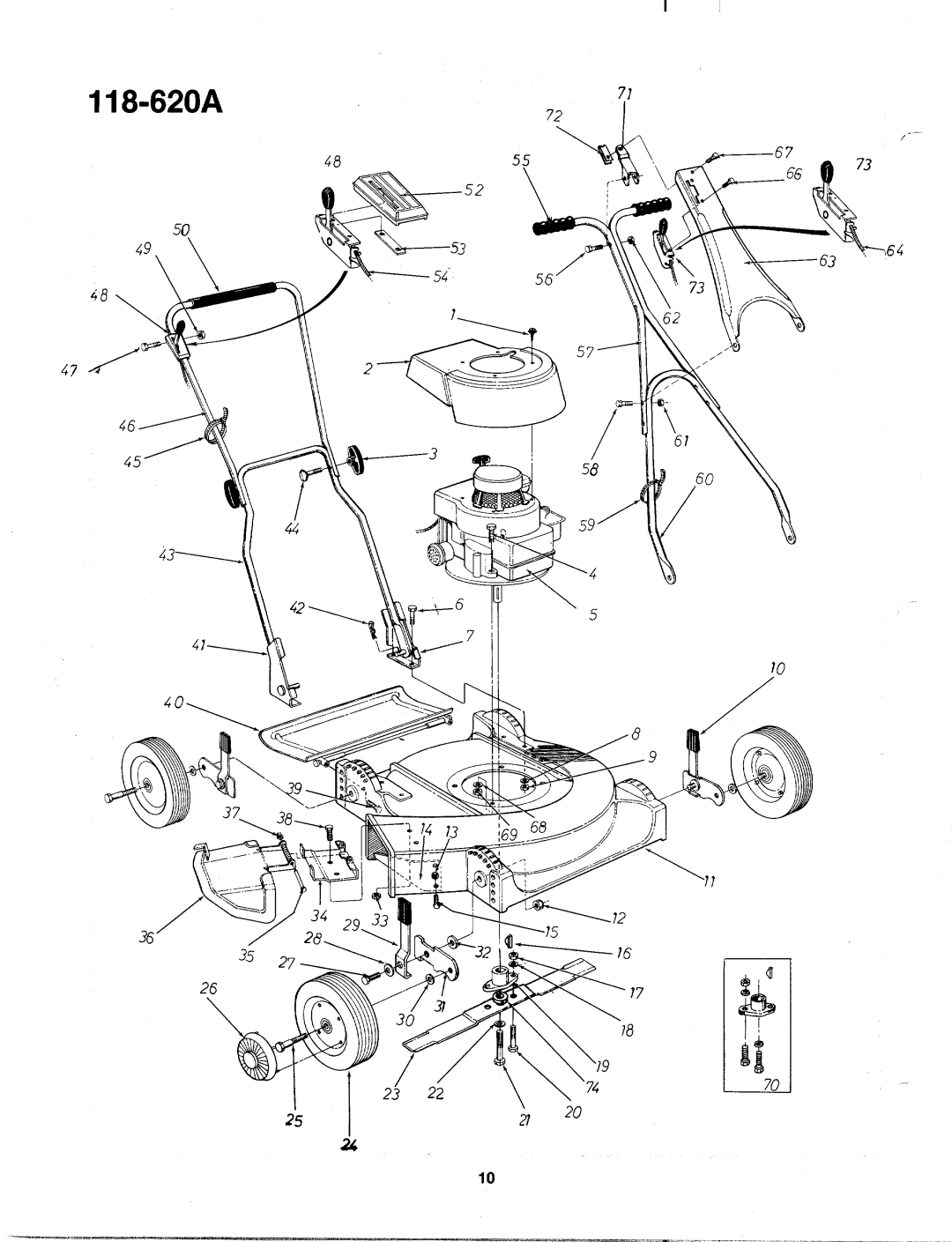 Bolens 118-620A manual 