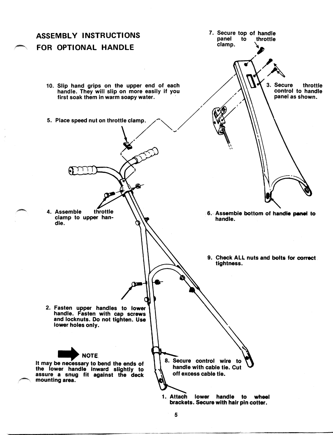 Bolens 118-620A manual 