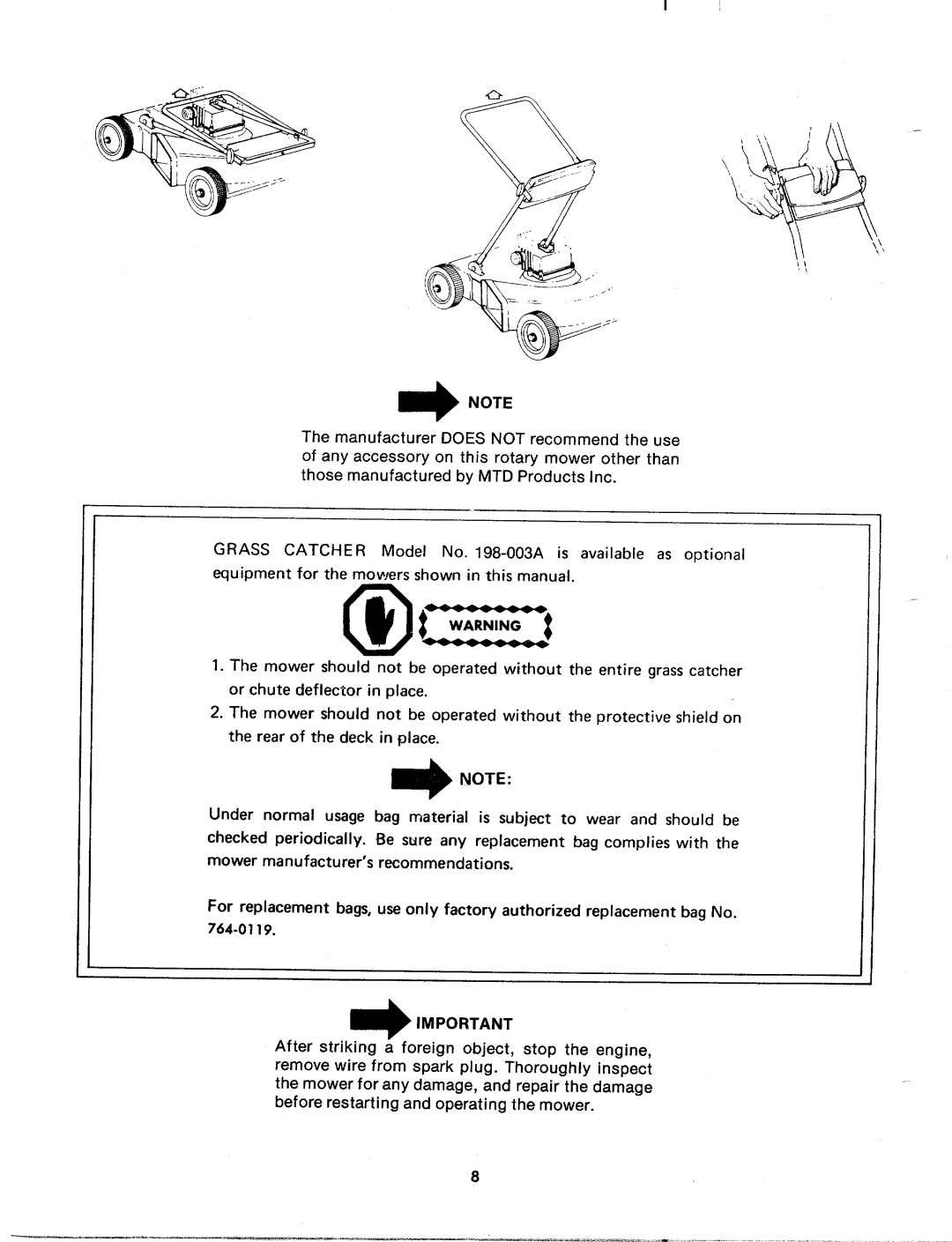 Bolens 118-620A manual 