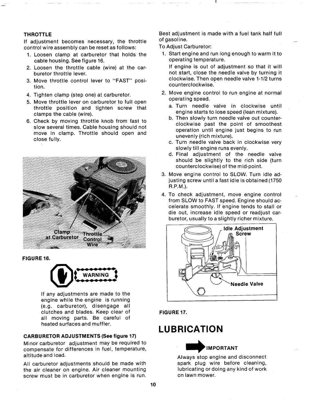 Bolens 120-270A manual 